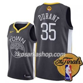 Dres Golden State Warriors Kevin Durant 35 Black Town 2018 NBA Finals Patch Nike Swingman